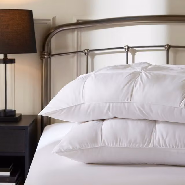 Hotel Pure Luxury Premium Suite Pleated Pillow Pair, White, W: 50 cm, L: 75 cm