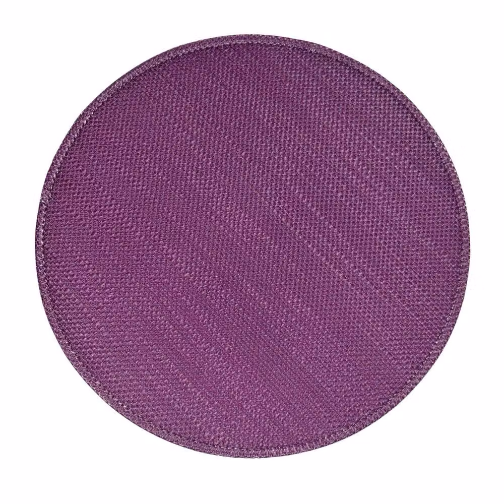 Happy Homewares Modern Purple Wine Textured Linen Round Pendant Light Shade with Diffuser – 2