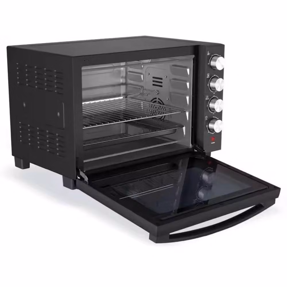 Ventryn 48 L Mini Electric Oven with Dual Hotplates, 1600 W, Black – 3