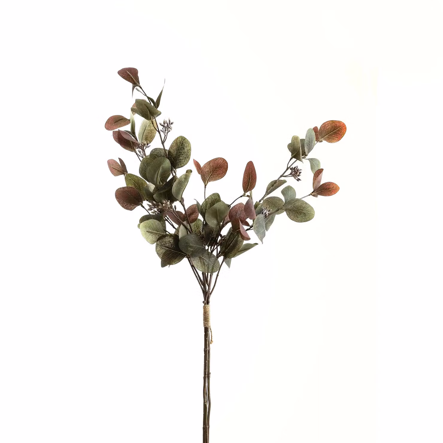 Love Lace Variegated Eucalyptus Artificial Flower Bouquet in Green – 2