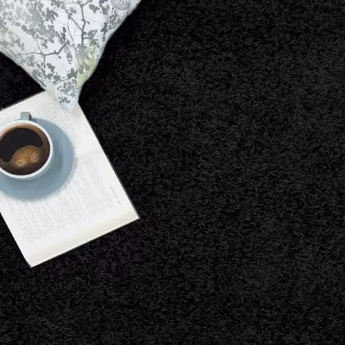 Modern Style Rugs Venus Shaggy Black Stain-Resistant Indoor Rug, W: 200 cm, D: 290 cm – 2