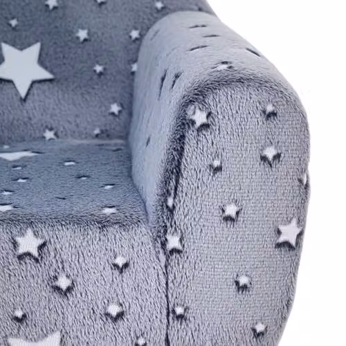 AIYAPLAY Kids Glow in the Dark Single Armchair Toddler Tub, Grey, W/D/H: 55 x 40 x 55 cm – 5