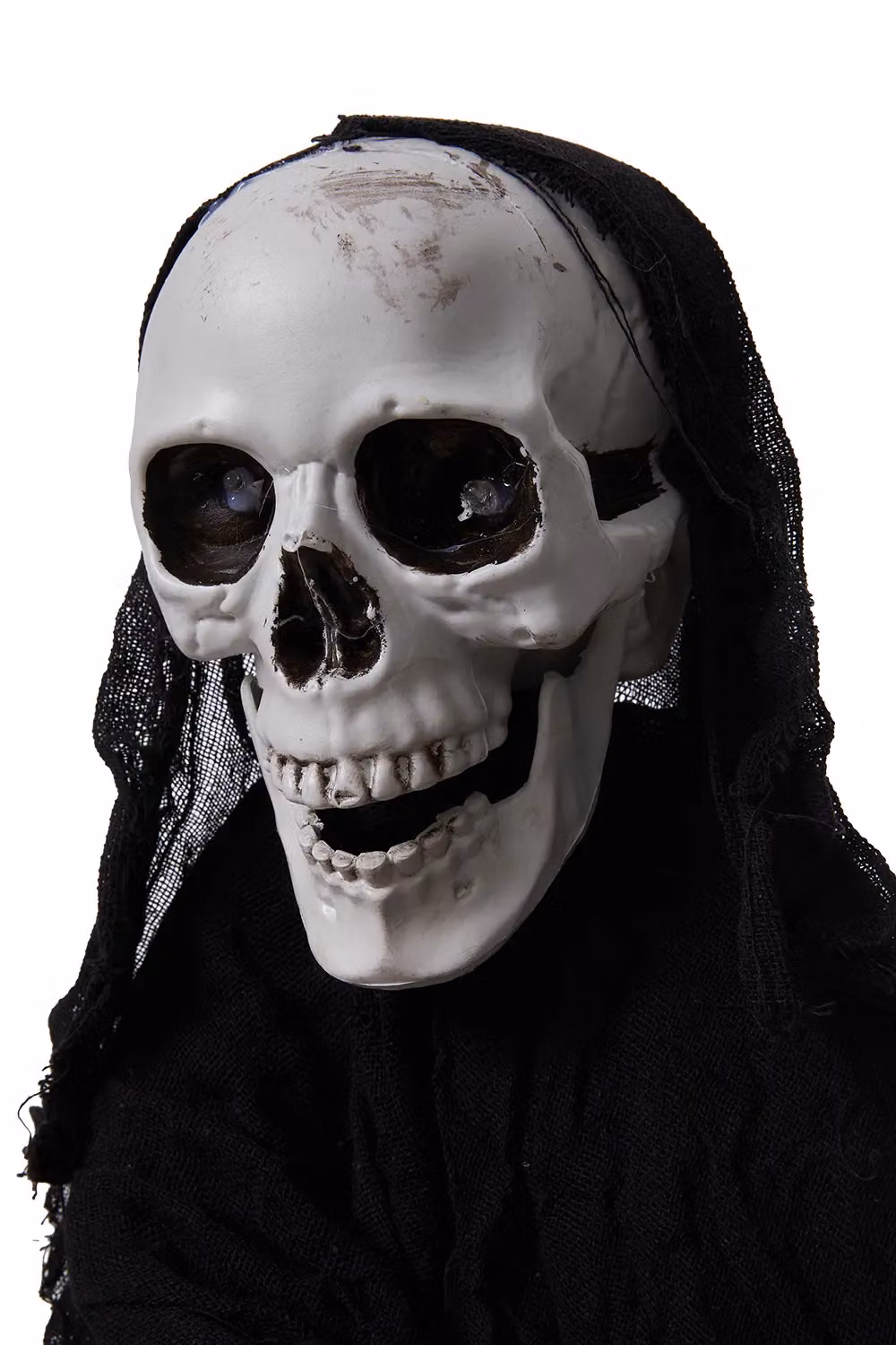 Living and Home Black Voice-Controlled Skull Halloween Atmosphere Decoration Prop – 3