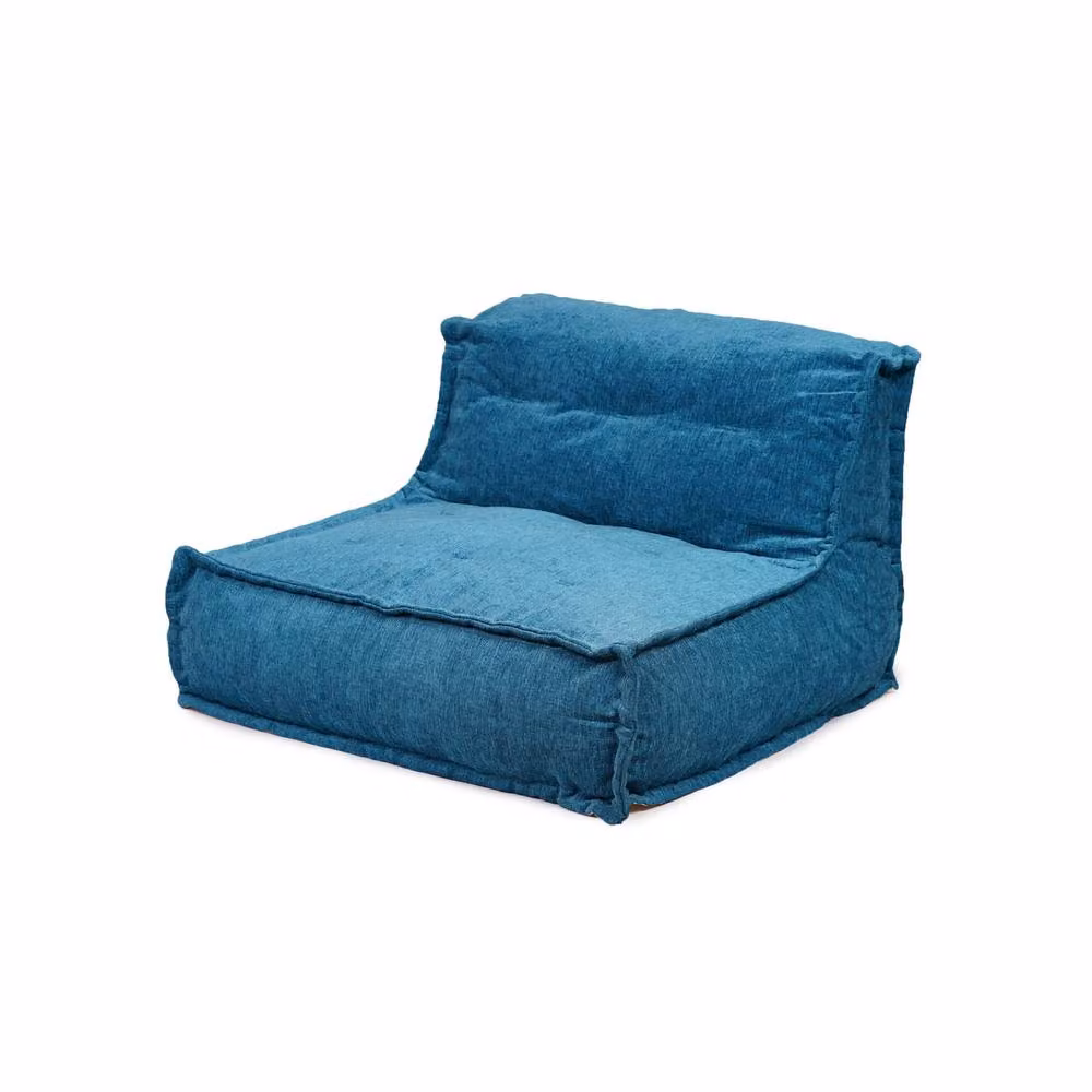 Kaikoo Chenille Quilt Lounger in Turquoise – 2