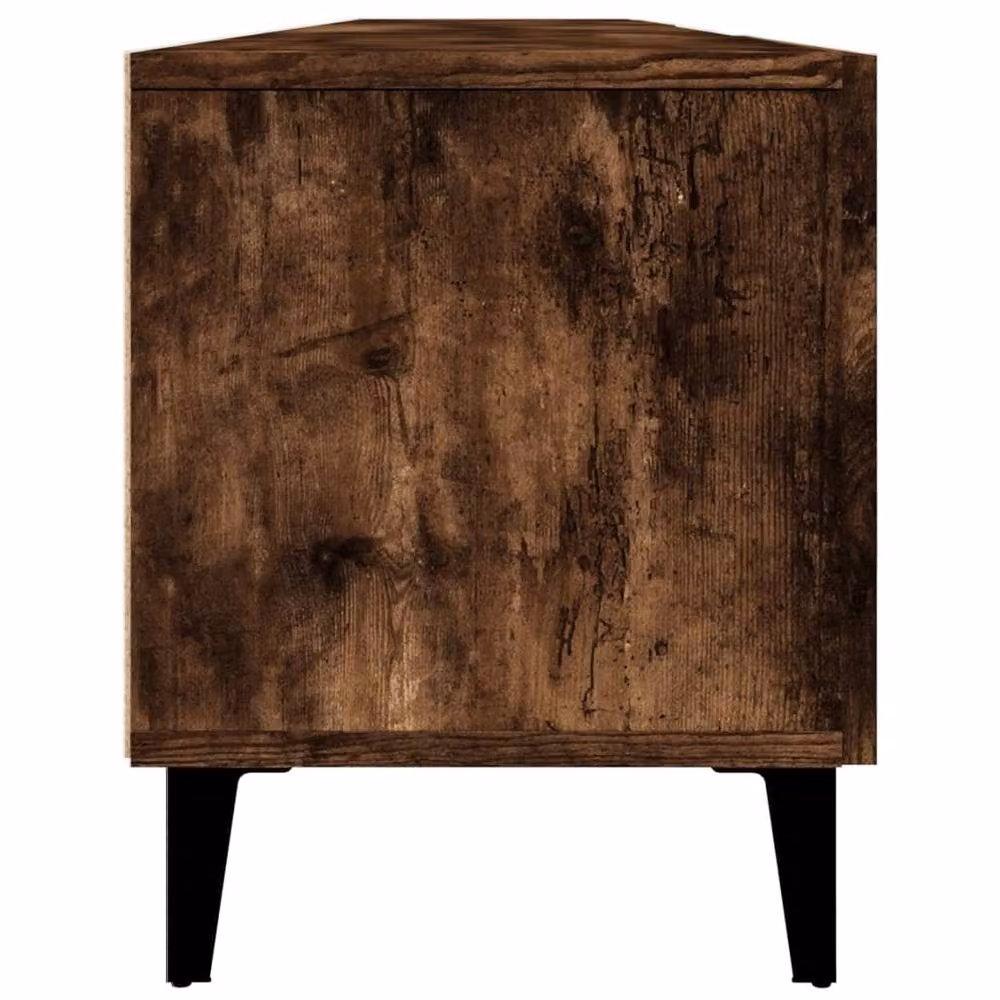 Berkfield Home TV Cabinet in Smoked Oak Brown, W: 180 cm, D: 31.5 cm, H: 40 cm – 4