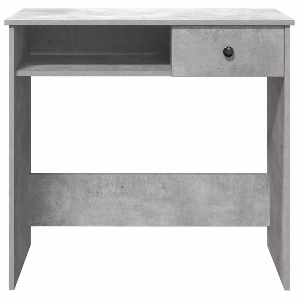 Berkfield Writing Desk in Concrete Grey, W/D/H: 80 x 40 x 75 cm – 3