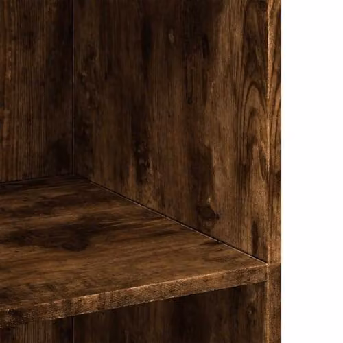 vidaXL Modern Highboard in Smoked Oak, Brown Engineered Wood, W/D/H: 70 x 41 x 124 cm – 4
