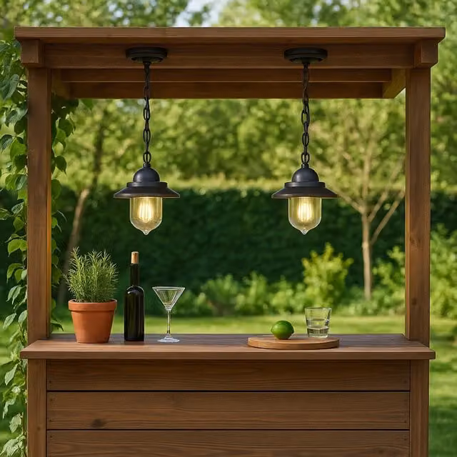 CGC Lighting Ryder Black Hanging Lantern Outdoor Garden Light with Transparent Glass and Height Adjustable Design – 1
