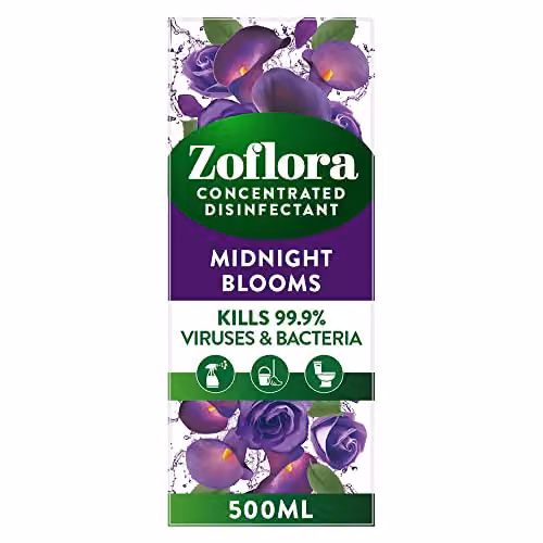 Zoflora All Purpose Concentrated Disinfectant, Midnight Blooms, 500ml, White – 2