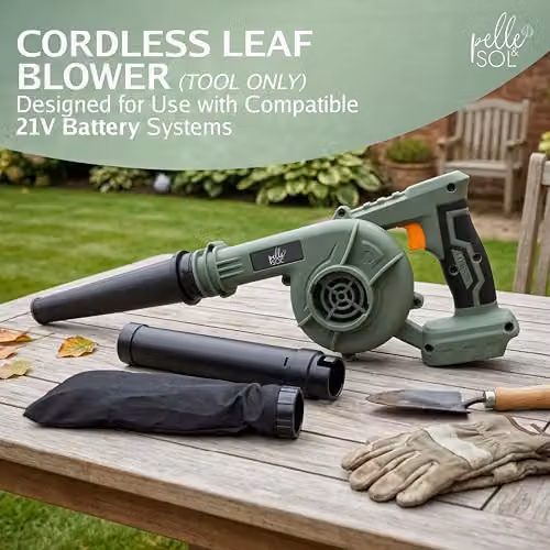 Pelle & Sol 21V Cordless Leaf Blower in Green (Tool Only) – 2