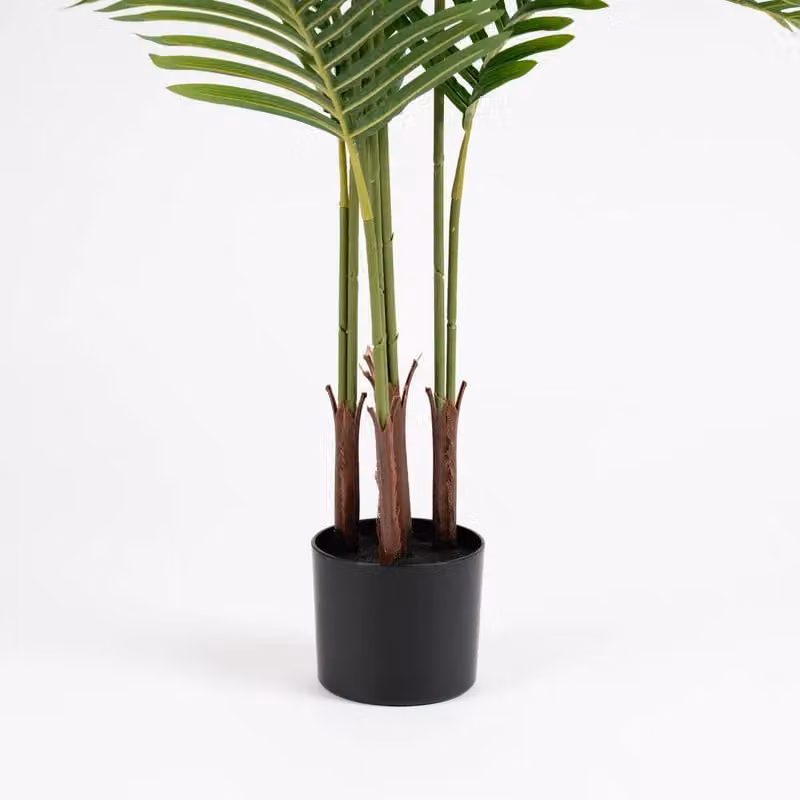 Scottish Everlastings Ltd 120cm Green Plastic Palm Tree in Pot