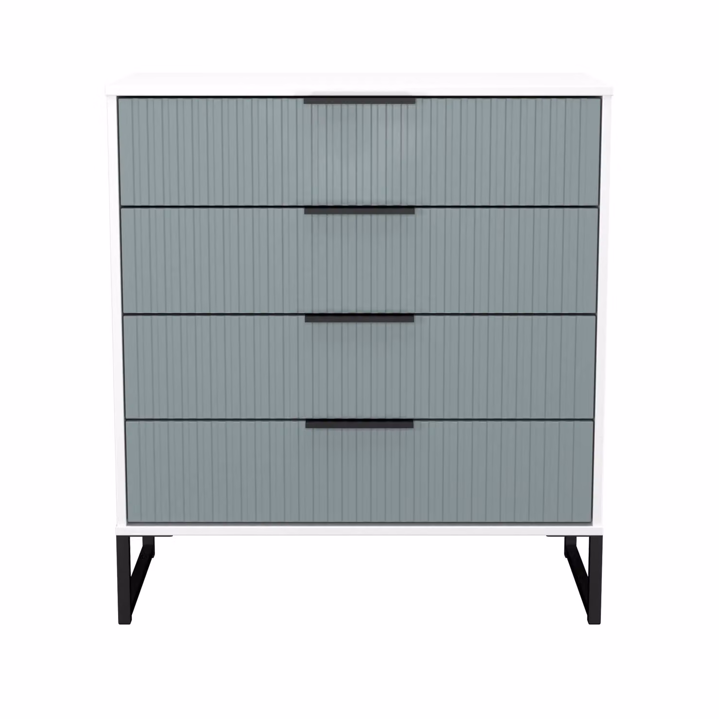 Ready Assembled 2 U Menai 4 Drawer Chest in Duck Egg Blue – 2