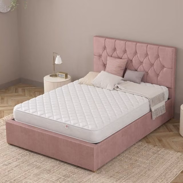 Catherine Lansfield Air Pure Breathable Bonell Spring Mattress, White, W/D/H: 80 x 190 cm