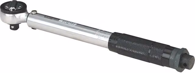 Loops Calibrated Micrometer Torque Wrench with 3/8 inch Square Drive and Flip Reverse Ratchet in Silver and Multicolour