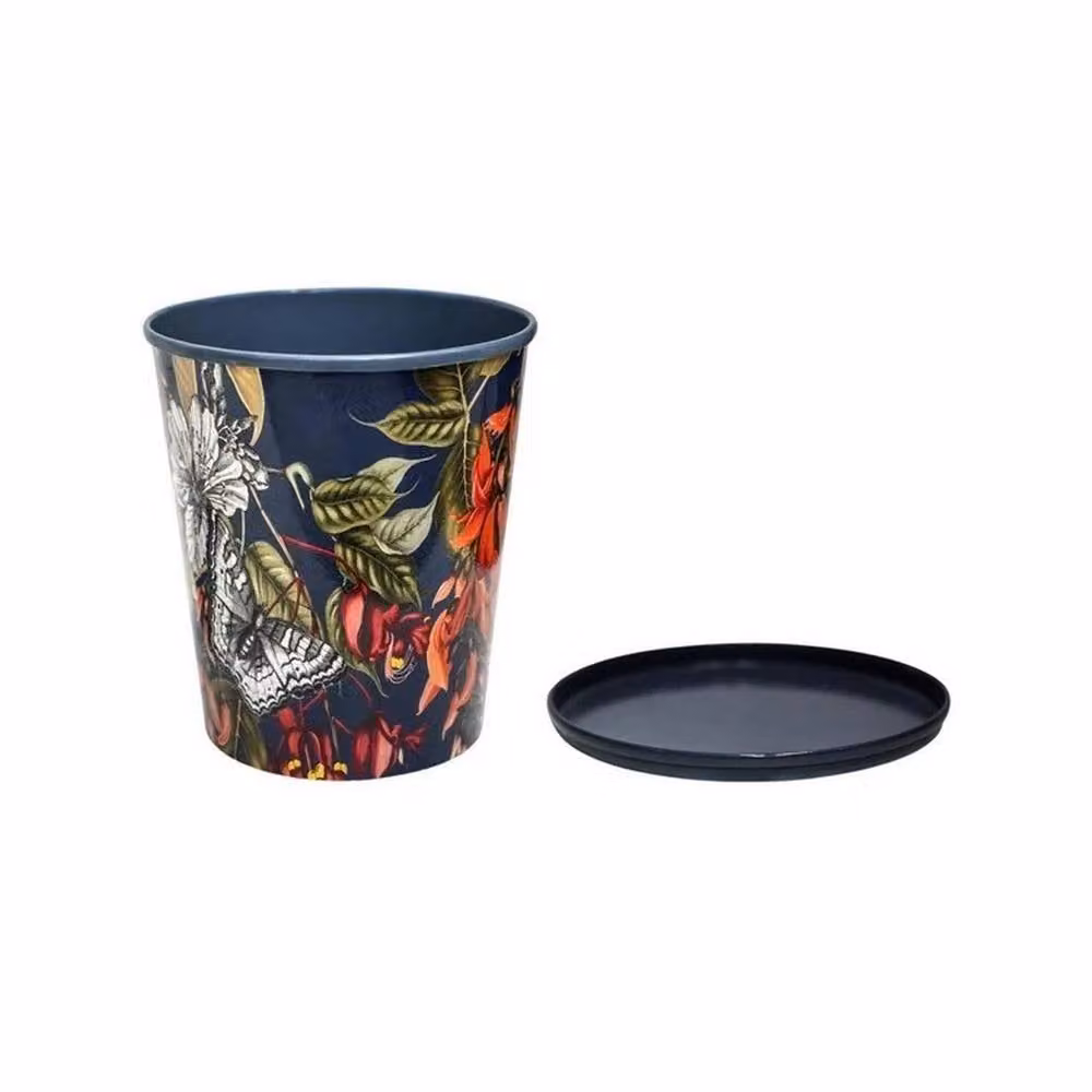 Lemon Pavilion Furniture and Decor Kew Temperate House Planter with Saucer, Blue, W: 14 cm, D: 14 cm, H: 16 cm – 3