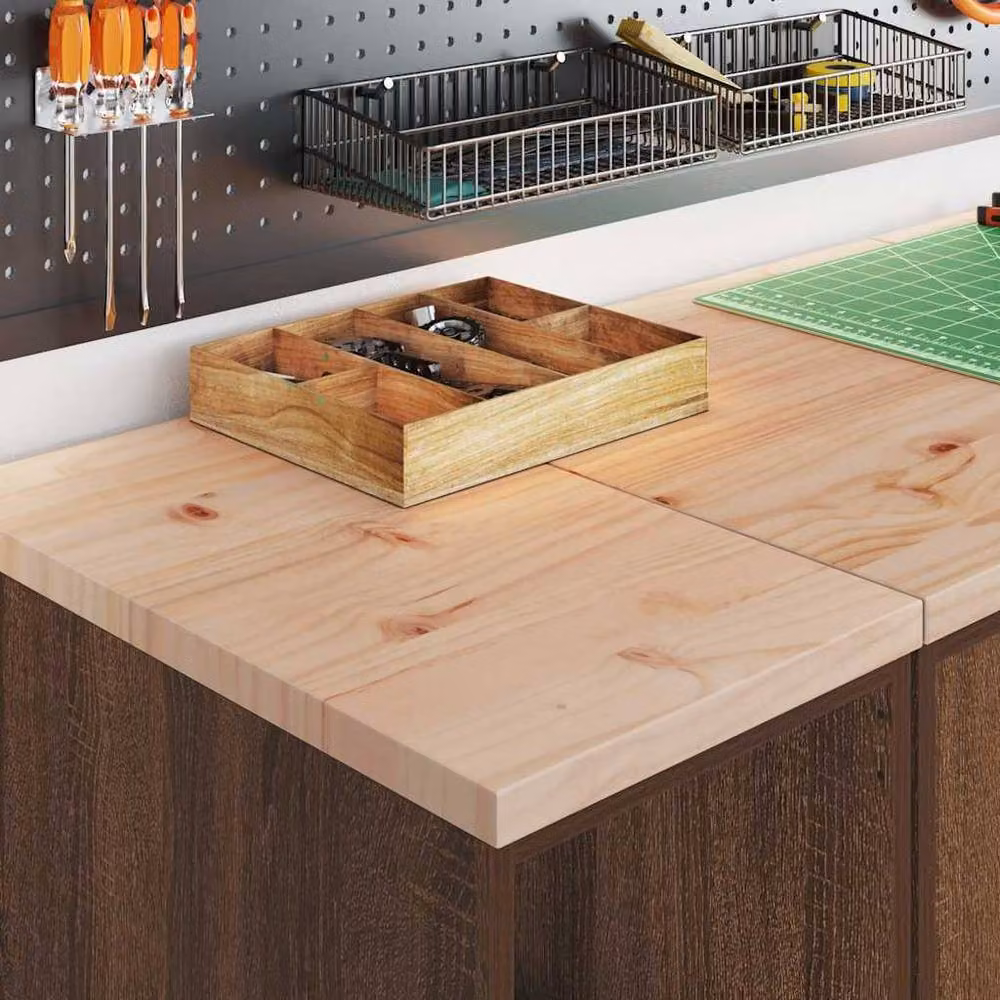 Berkfield Home Durable Garage Storage Cabinet in Brown Oak, Solid Wood and MDF, W/D/H: 30 x 51 x 85 cm – 3