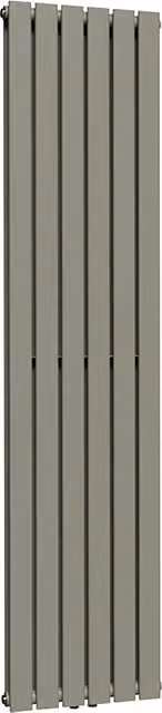 Lux Heat Flat Coloured Vertical Radiator, Dark Sage, H 180 cm x W 42 cm