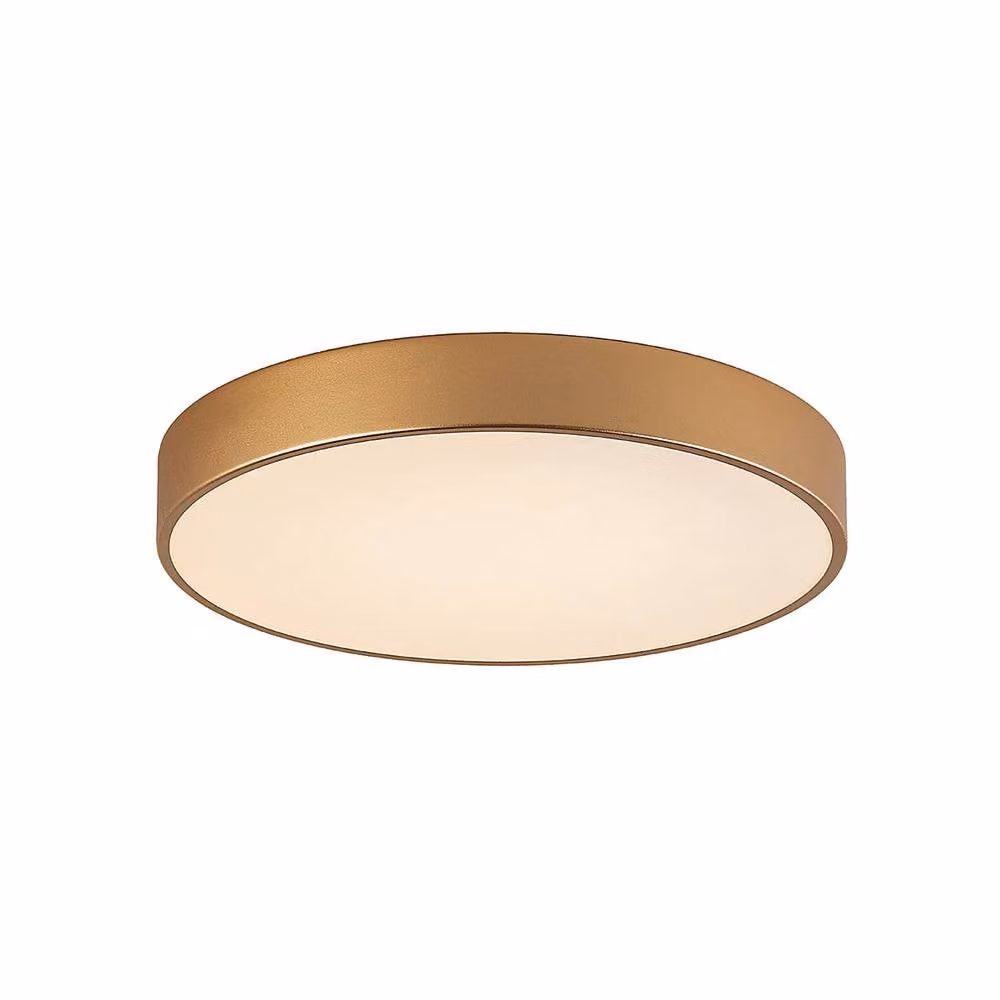 Netlighting Orbital LED Flush Ceiling Light in Gold/Brass, Diameter: 40 cm, 4000K Neutral White – 2
