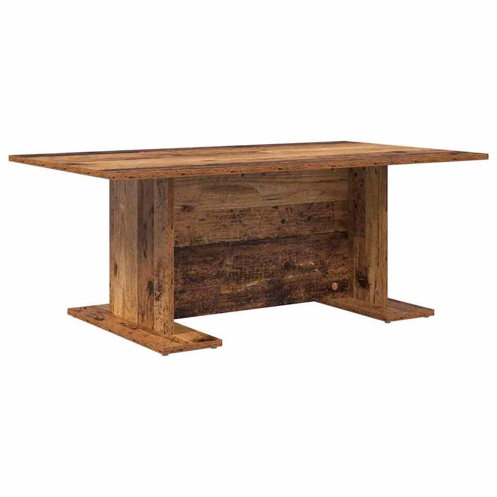 Berkfield Home Beautiful Coffee Table in Brown Rustic Engineered Wood W/D/H: 103.5 x 60 x 40 cm – 2