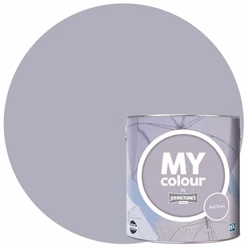 Johnstone's MY Colour Luxurious Durable Matt Paint, Ash Grove Grey, 2.5L – 1