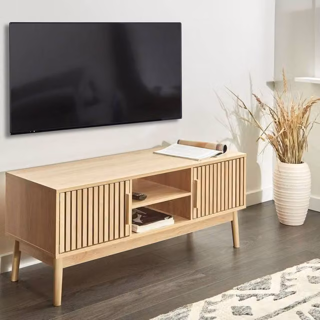 Wyld and Coco Brown Wood and MDF TV Stand – 1