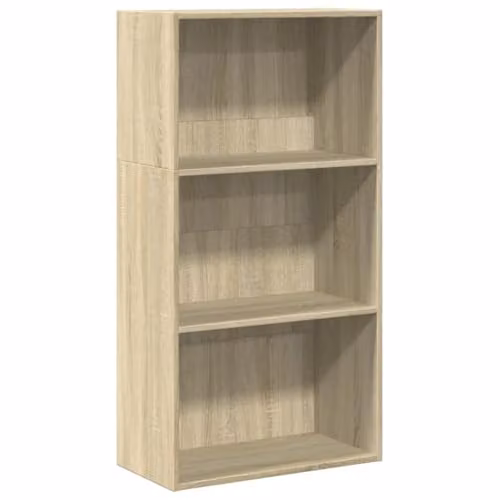 vidaXL Sonoma Oak Bookcase in Brown, W/D/H: 60 x 30 x 114 cm