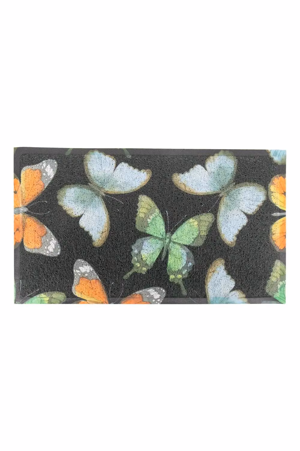Artsy Mats Watercolour Butterfly Indoor Outdoor Doormat in Black and Multicolour, W: 70 cm, D: 40 cm – 3