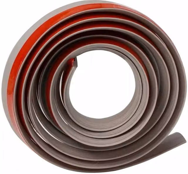 NESTLUNE Grey Self-Adhesive PVC Laminate Carpet Floor Edging Transition Bar, W: 52 cm, L: 1000 cm – 1