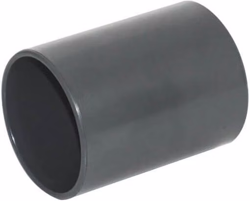 FloPlast Solvent Weld Waste Coupling, 32mm, Anthracite Grey