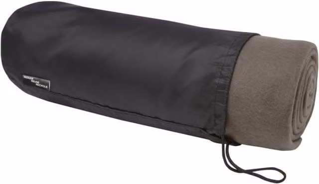 Bullet Willow Grey Polyester Polar Fleece Blanket W/D: 152 x 127 cm – 1