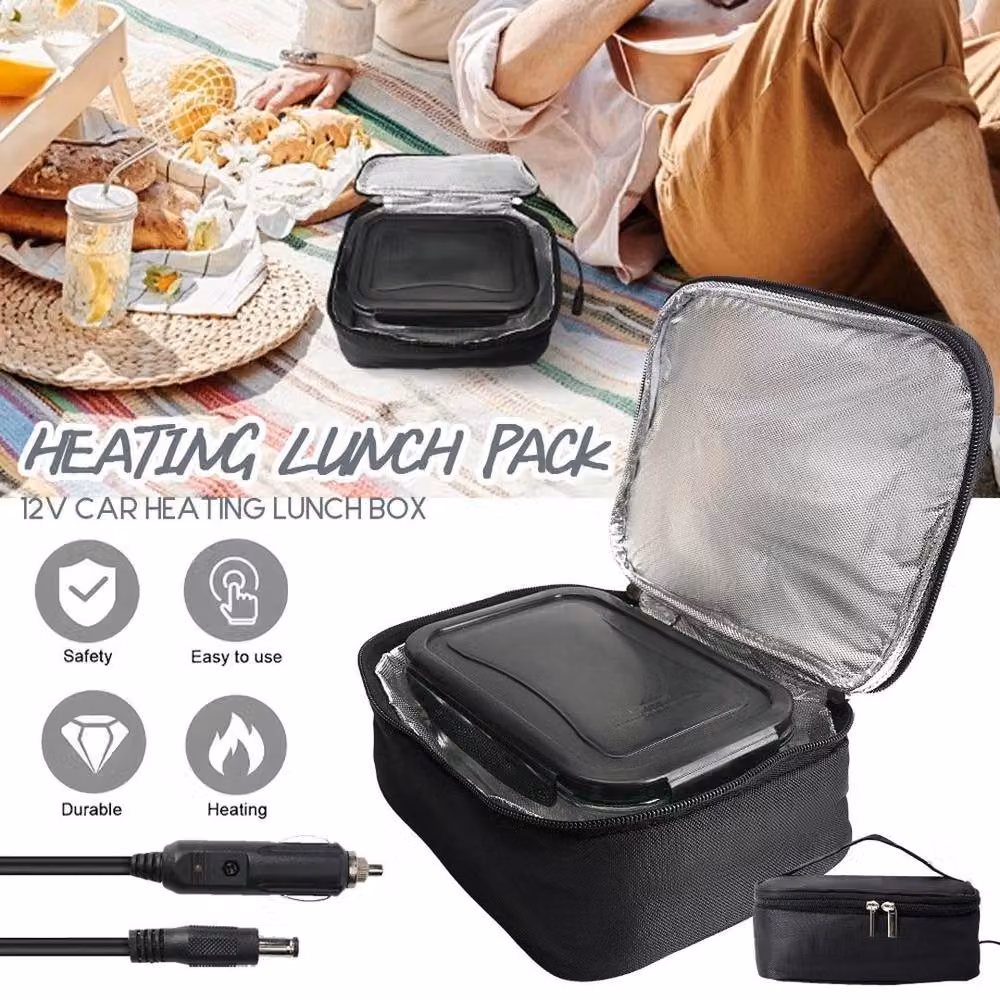 SPETLEK 12V Electric Lunch Box Food Warmer in Black – 2