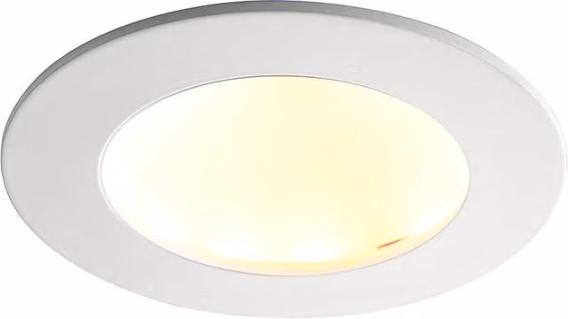 Netlighting Orbitalpro 12W LED Recessed Downlight, Matt White, IP65 Dimmable CCT Round Garden Light