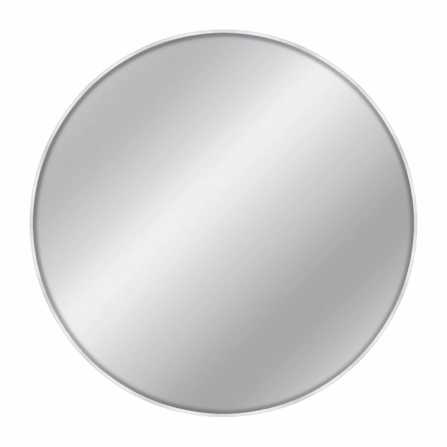 Nielsen Design Jaron Round Aluminium Wall Mirror in Silver, Diameter: 60 cm – 2