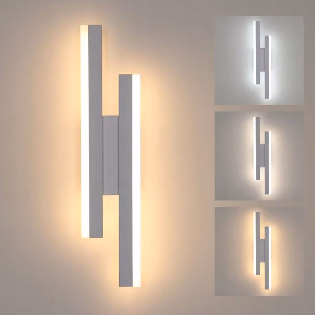COMELY Modern 16W Dimmable LED Indoor Wall Light in White