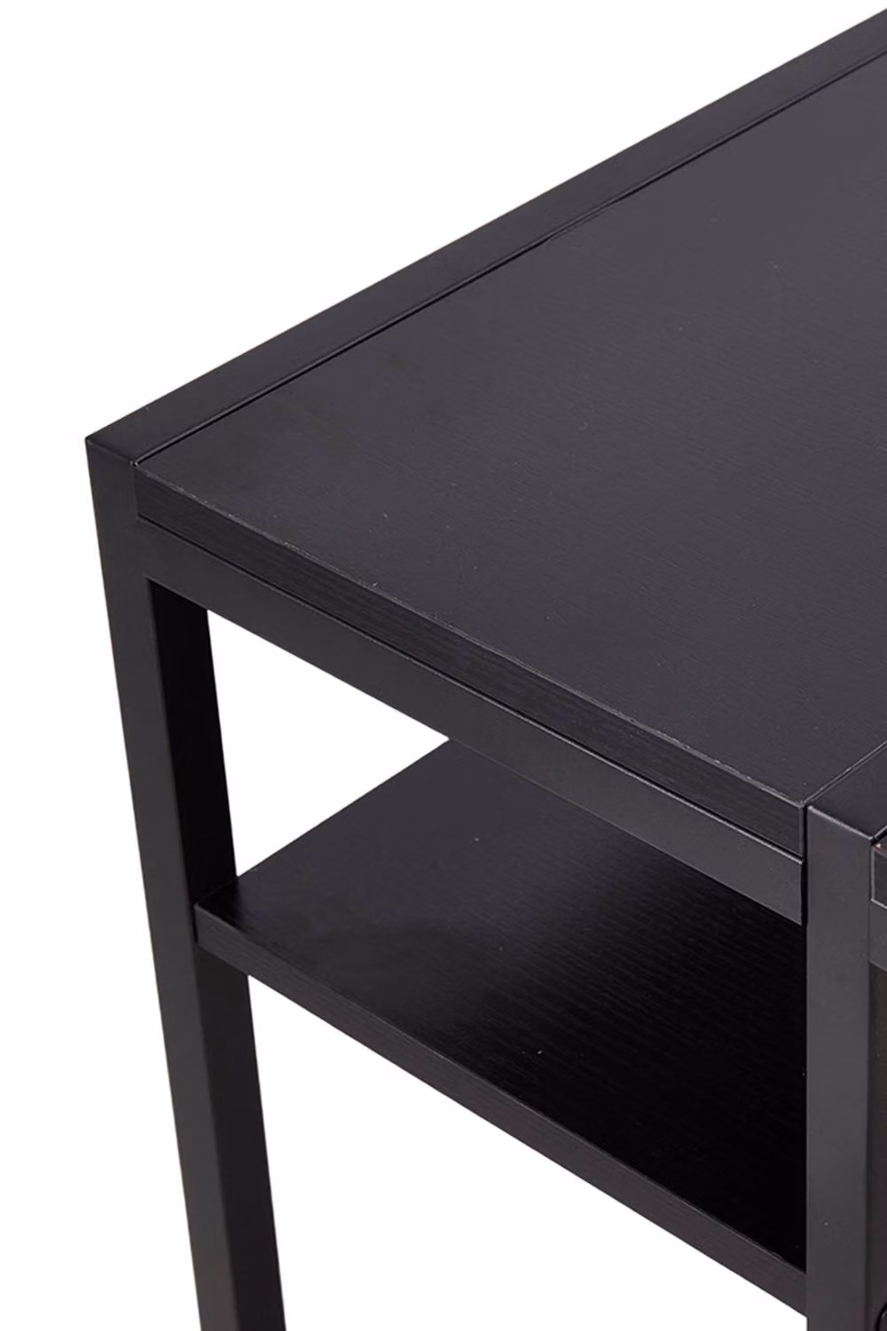 H&O Direct Modern Black Computer Desk with Matt MDF Finish – 5