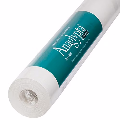 Anaglypta 1000 Grade Lining Paper, White, Single Roll