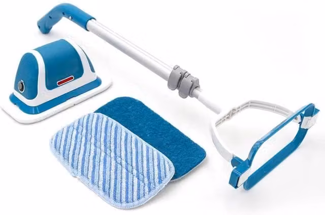 FLAVORA Cordless Rechargeable Vibration Cleaning Scrubber, Blue, W/D/H: 100 x 100 x 100 cm – 1