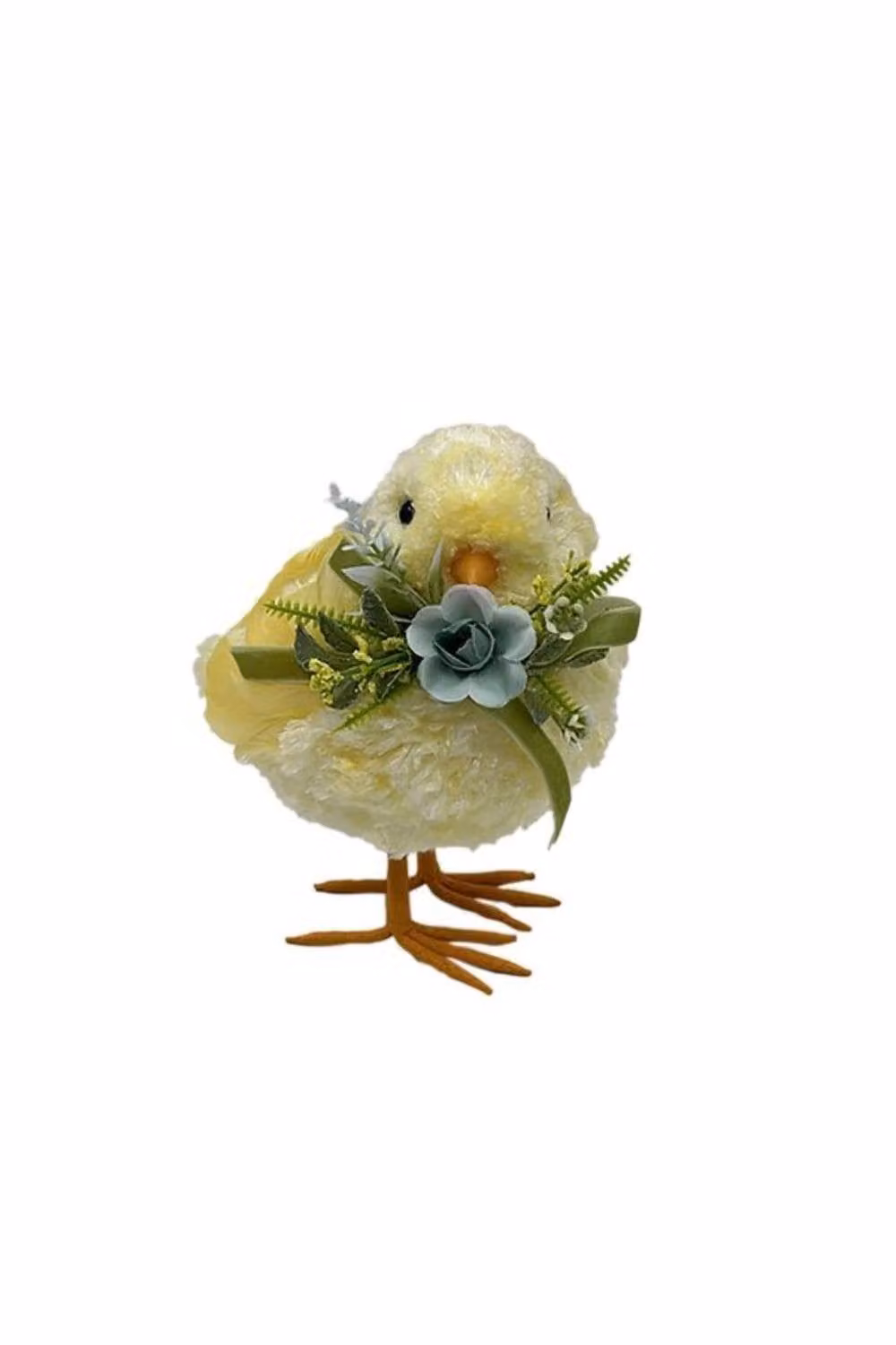 KDMD Yellow Chick Tabletop Decoration with Blue Flower and Bow – 2