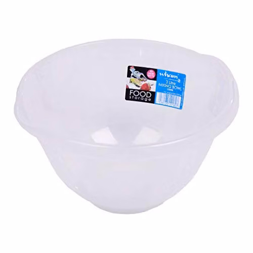 Wham Cuisine Round Mixing Bowl, Transparent, 7 l
