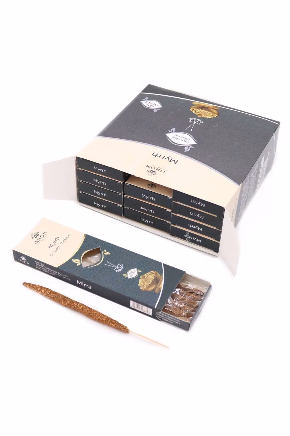 KDMD Ishom Myrrh Smudge Incense Sticks in Brown – 2
