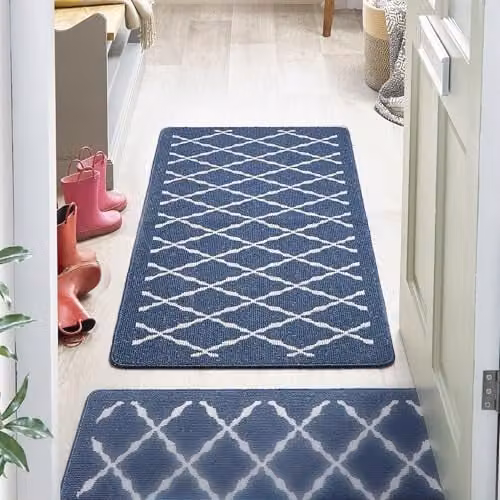 My Mat Stain Resistant Arbor Navy Runner, W: 67 cm, L: 150 cm – 2