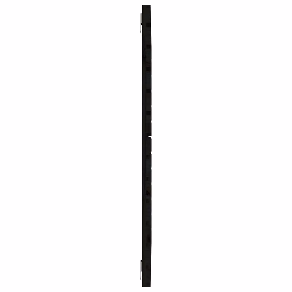 Berkfield Home Black Rustic Solid Pine Wall Mounted Headboard W/D/H: 126 x 3 x 91.5 cm – 4