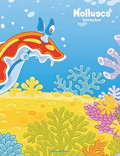 Molluscs Colouring Book 1: Volume 1 for Adults by Createspace, Multicolour
