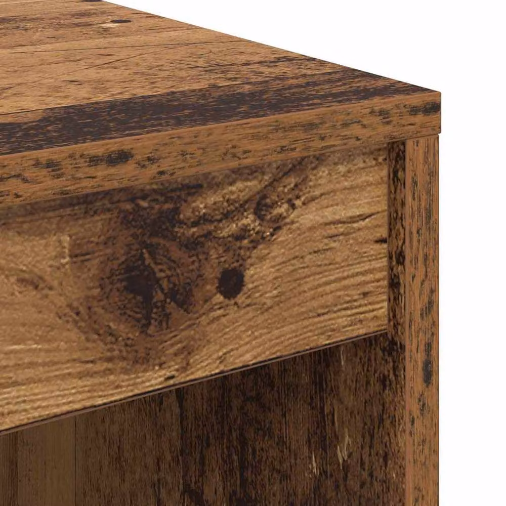 Berkfield Home Rustic Brown MDF Writing Desk, W/D/H: 70 x 50 x 76 cm – 6