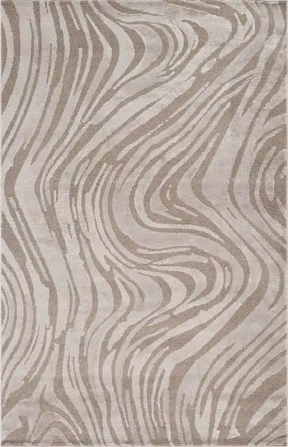 Desire Rugs Hamilton Modern Metallic Sheen Area Rug in Brown and Beige with Stone Look Design, W: 290 cm, D: 200 cm