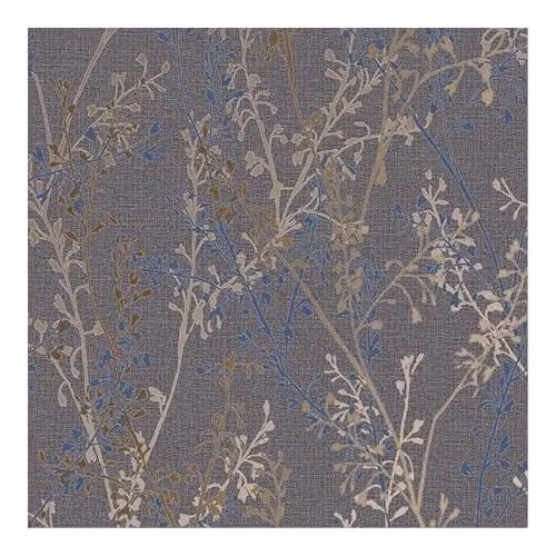 Graham & Brown Boutique Breeze Sprig Blue Floral Botanical Wallpaper – 1