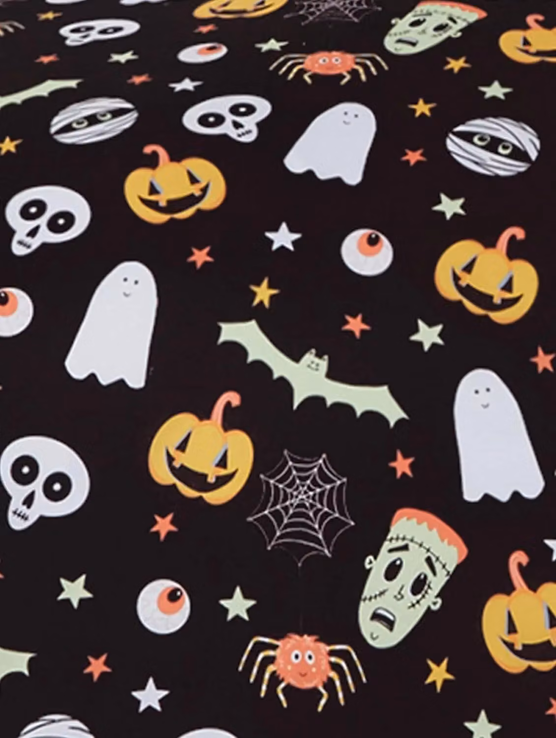 Smart Living Spooky and Magical Halloween Reversible Duvet Cover and Pillowcase Set, Black, W: 90 cm, L: 200 cm – 2