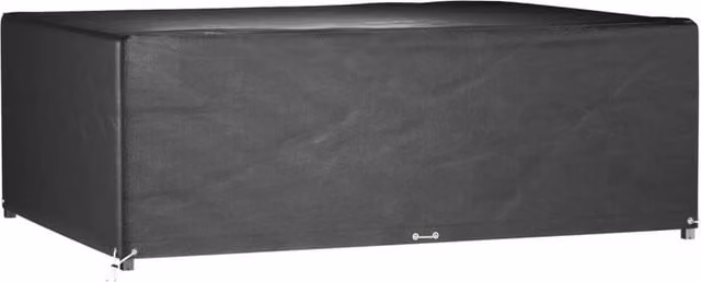 Berkfield Home Water Repellent Rectangular Garden Furniture Covers, 2 Pack, Black, W/D/H: 270 x 180 x 90 cm