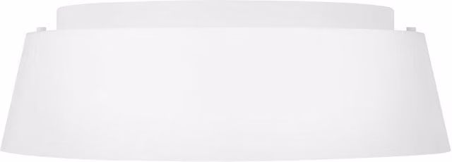 Loops 3 Bulb Flush Ceiling Light in Matte White with E14 60W LED Compatibility