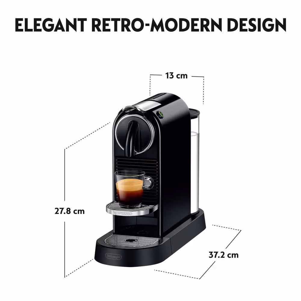 Nespresso Original Citiz Pod Coffee Machine in Black – 2